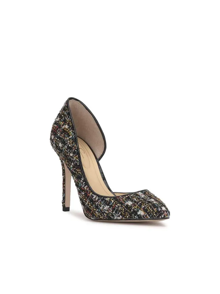 Women Pumps Jessica Simpson Prizma D039Orsay Pump In Tweed Sparkle