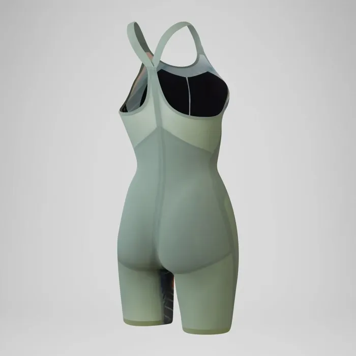 Women Racing Suits Speedo Women039s Fastskin LZR Pure Valor 20 Closedback Kneeskin GreenOrange Women Racing Suits Speedo Women039s Fastskin LZR Pure Valor 20 Closedback Kneeskin GreenOrange