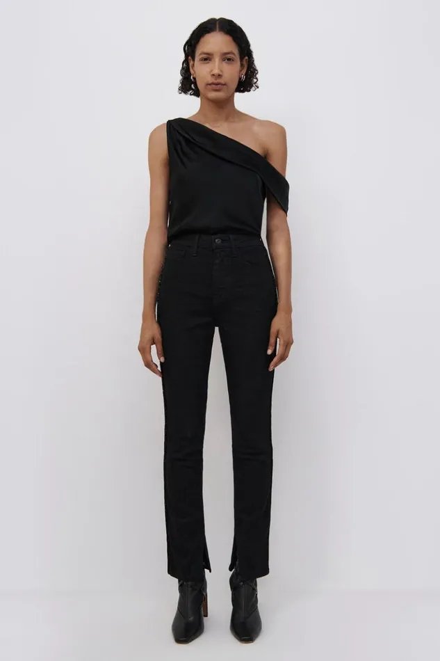 Women Rae Skinny Denim Diamante Jonathan Simkhai Pants and Bottoms