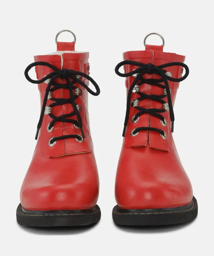 Women Rainboots Short Ilse Jacobsen Short Rubber Boots 8211 Deep Red Women Rainboots Short Ilse Jacobsen Short Rubber Boots 8211 Deep Red