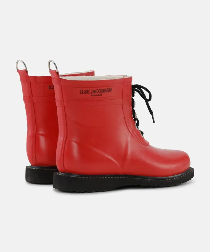 Women Rainboots Short Ilse Jacobsen Short Rubber Boots 8211 Deep Red Women Rainboots Short Ilse Jacobsen Short Rubber Boots 8211 Deep Red