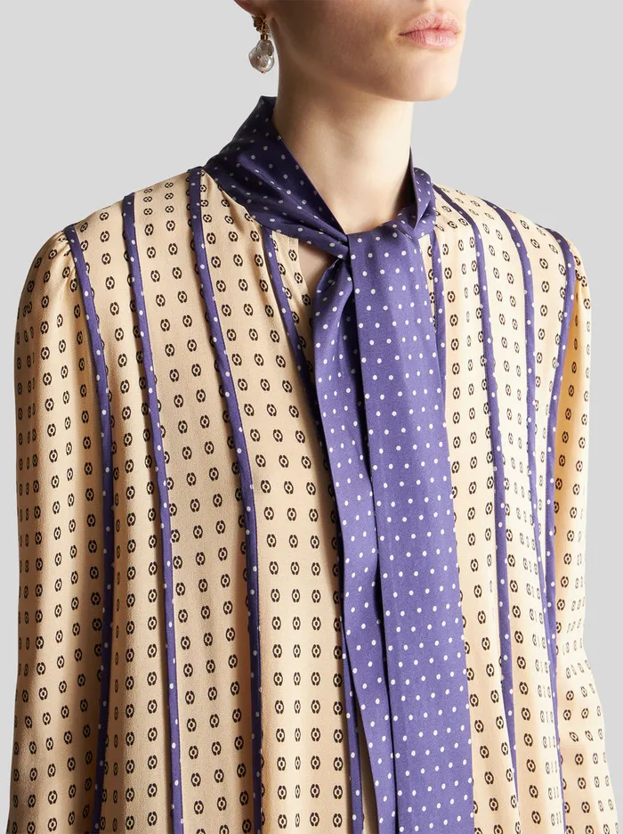 Women Segmented Midi Dress Etro Dresses