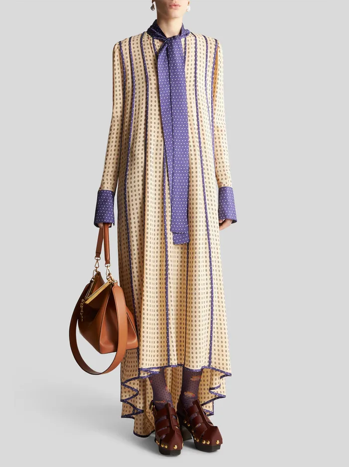 Women Segmented Midi Dress Etro Dresses