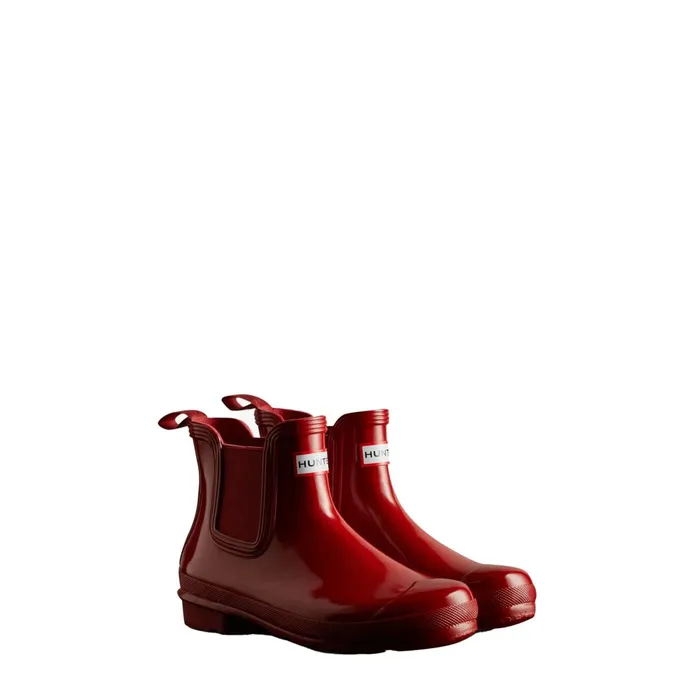 Women Short and Ankle Boots Hunter Boots Original Gloss Chelsea Boots 8211 Hunter Boots Military Red Women Short and Ankle Boots Hunter Boots Original Gloss Chelsea Boots 8211 Hunter Boots Military Red