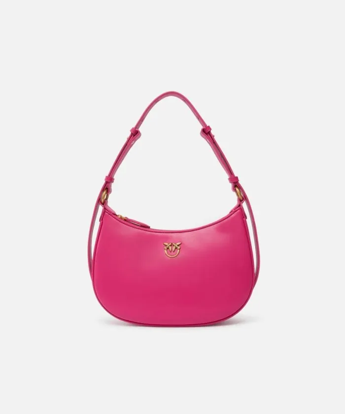 Women Shoulder Bags Pinko Mini LoveBag Half Moon Simply Pinko Pinkantique Gold
