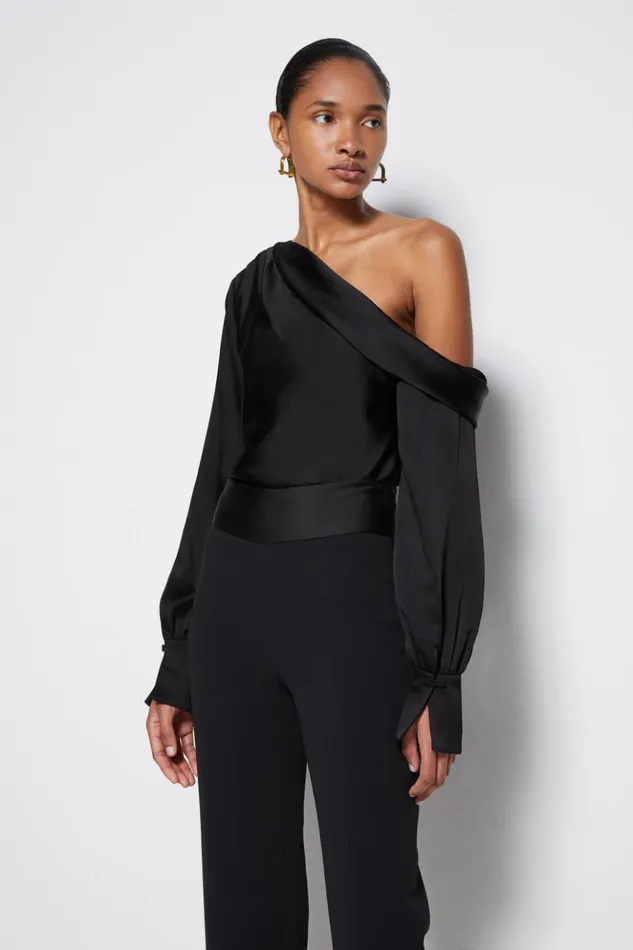 Women Signature Alice Top Black Jonathan Simkhai Tops and Bodysuits