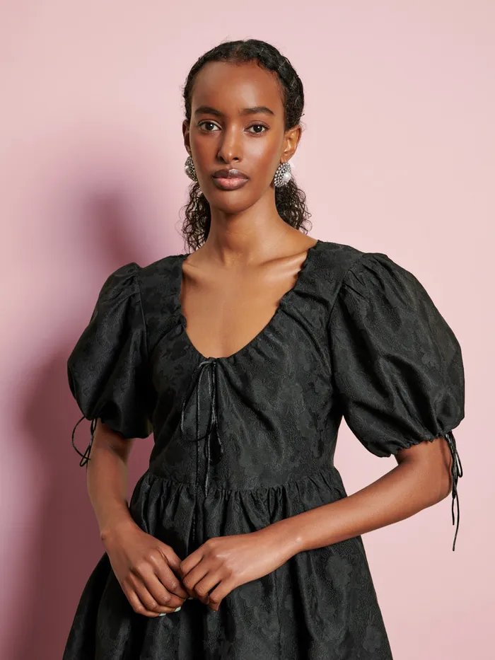 Women Sister Jane Dresses DREAM Coco Organza Mini Dress Coal Black