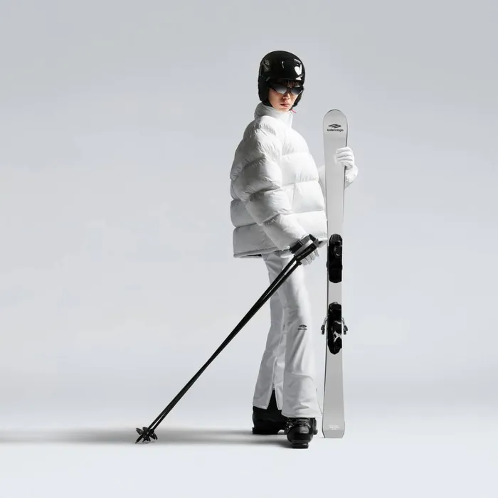 Women Ski Balenciaga Skiwear 8211 3b Sports Icon 5pocket Ski Trousers In White