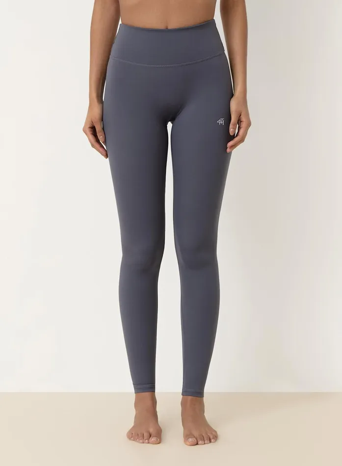 Women Slate Blue Fourth High Waisted Legging Elessia 4th and Reckless Leggings
