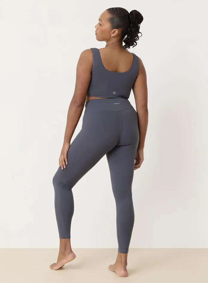 Women Slate Blue Fourth High Waisted Legging Elessia 4th and Reckless Leggings