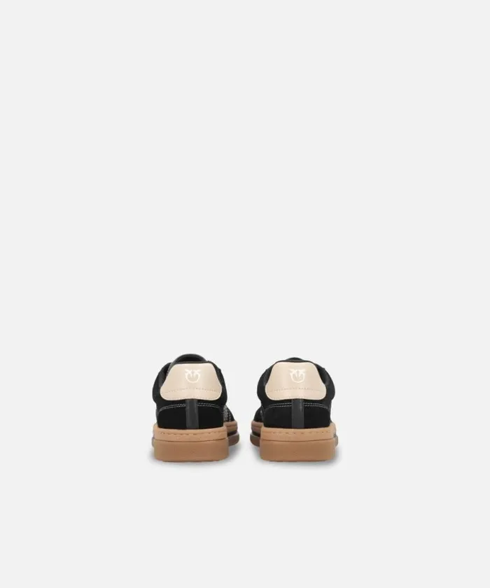 Women Sneakers Pinko Sneakers With Coloured Laces Limo Black Women Sneakers Pinko Sneakers With Coloured Laces Limo Black