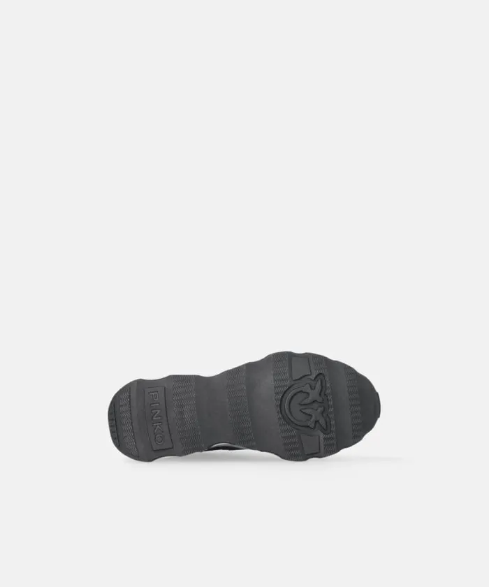 Women Sneakers Pinko Suede Sneakers With Logo Limo Black Women Sneakers Pinko Suede Sneakers With Logo Limo Black
