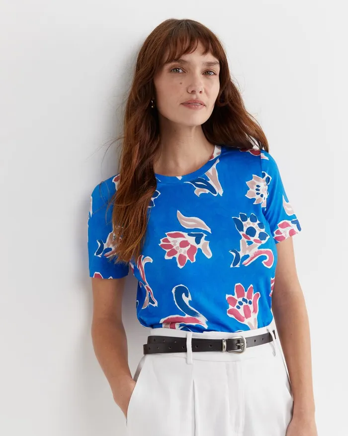 Women Sportscraft Liberty Leighton Liberty Tee Blue Multi
