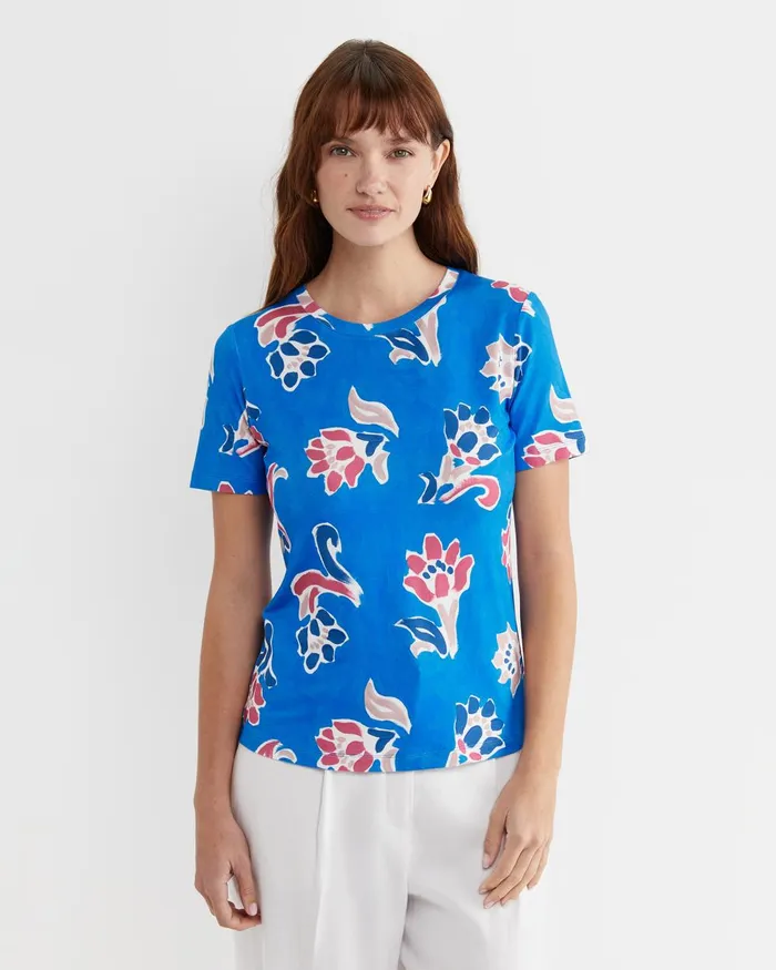 Women Sportscraft Liberty Leighton Liberty Tee Blue Multi