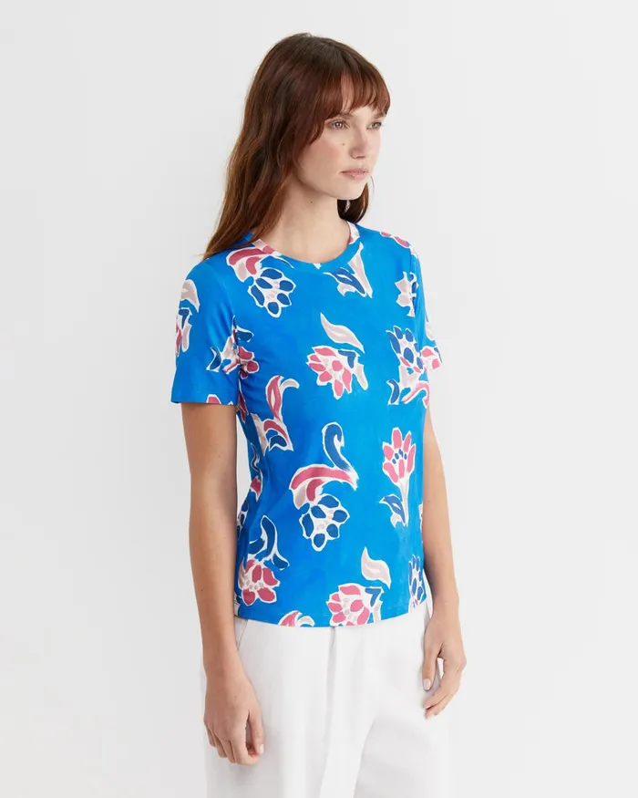 Women Sportscraft Liberty Leighton Liberty Tee Blue Multi