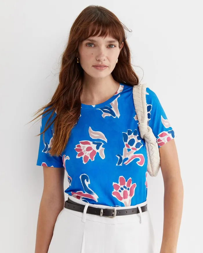 Women Sportscraft Liberty Leighton Liberty Tee Blue Multi