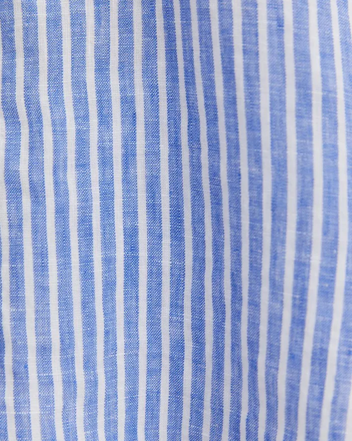 Women Sportscraft Shirts Dahlia Stripe Linen Shirt Bluewhite
