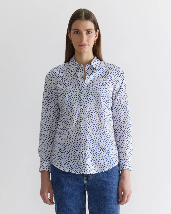 Women Sportscraft Shirts Geo Lily Voile Shirt Multi
