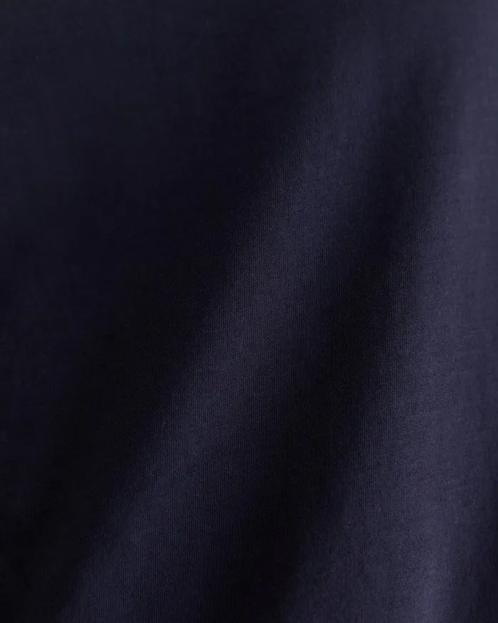 Women Sportscraft Tops and Tees Cotton Crew 3 Quarter Sleeve TShirt Navy