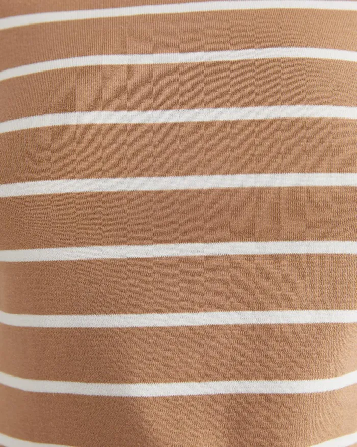 Women Sportscraft Tops and Tees Heidi Long Sleeve Rib Tee Tanwhite