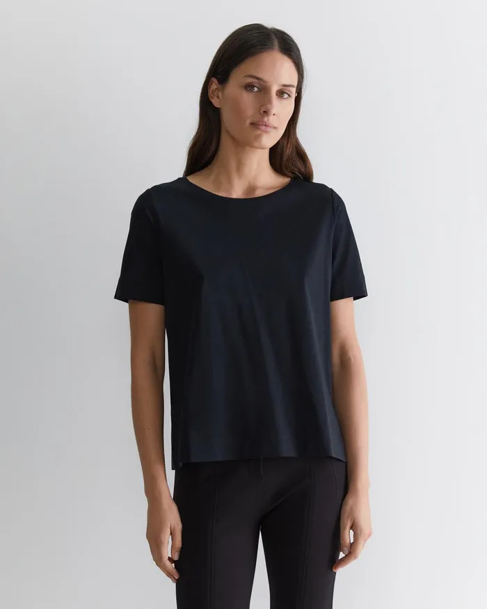 Women Sportscraft Tops and Tees Mercerised Cotton Tee Black