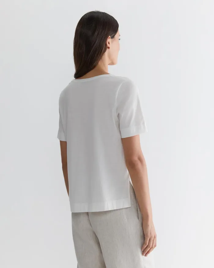 Women Sportscraft Tops and Tees Mercerised Cotton Tee White