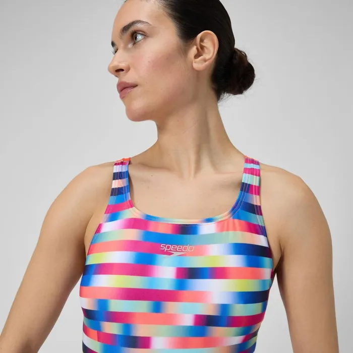 Women Swimming Costumes Speedo Women039s Club Training Allover Digital Leaderback Swimsuit RedBlue Women Swimming Costumes Speedo Women039s Club Training Allover Digital Leaderback Swimsuit RedBlue