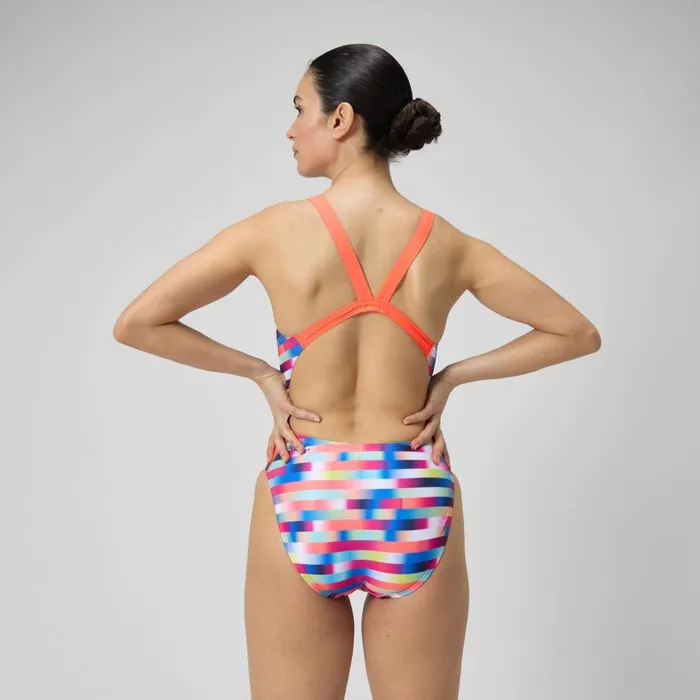 Women Swimming Costumes Speedo Women039s Club Training Allover Digital Leaderback Swimsuit RedBlue Women Swimming Costumes Speedo Women039s Club Training Allover Digital Leaderback Swimsuit RedBlue