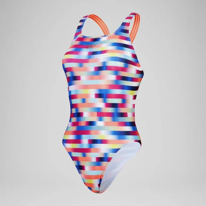 Women Swimming Costumes Speedo Women039s Club Training Allover Digital Leaderback Swimsuit RedBlue Women Swimming Costumes Speedo Women039s Club Training Allover Digital Leaderback Swimsuit RedBlue
