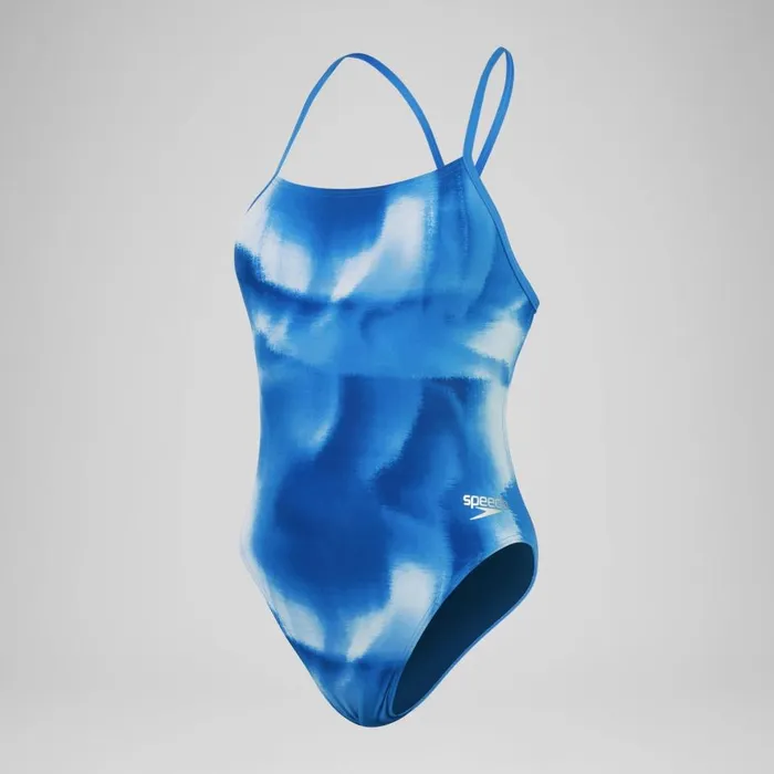Women Swimming Costumes Speedo Women039s Club Training Allover Digital Tie Back Swimsuit Blue Women Swimming Costumes Speedo Women039s Club Training Allover Digital Tie Back Swimsuit Blue