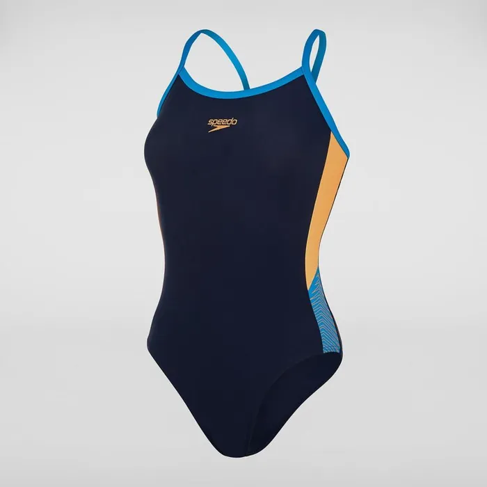 Women Swimming Costumes Speedo Women039s Dive Thinstrap Muscleback Swimsuit BlueOrange Women Swimming Costumes Speedo Women039s Dive Thinstrap Muscleback Swimsuit BlueOrange