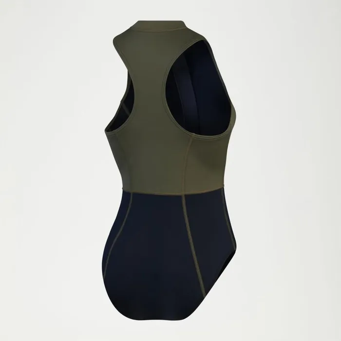 Women Swimming Costumes Speedo Women039s Sleeveless Thermal Swimsuit BlackGreen Women Swimming Costumes Speedo Women039s Sleeveless Thermal Swimsuit BlackGreen