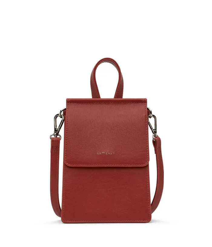 Women Thessa Vegan Crossbody Bag 8211 Vintage Barn Matt and Nat Cell Phone Holders