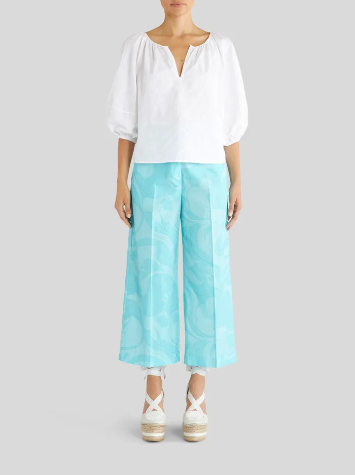 Women Top With Balloon Sleeve Etro Tops