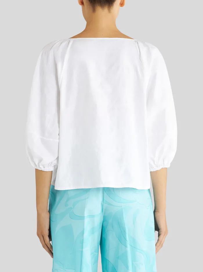 Women Top With Balloon Sleeve Etro Tops