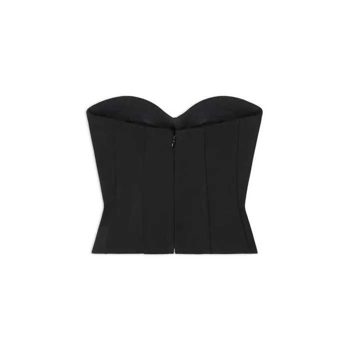 Women Tops and Shirts Balenciaga Bustier Top In Black