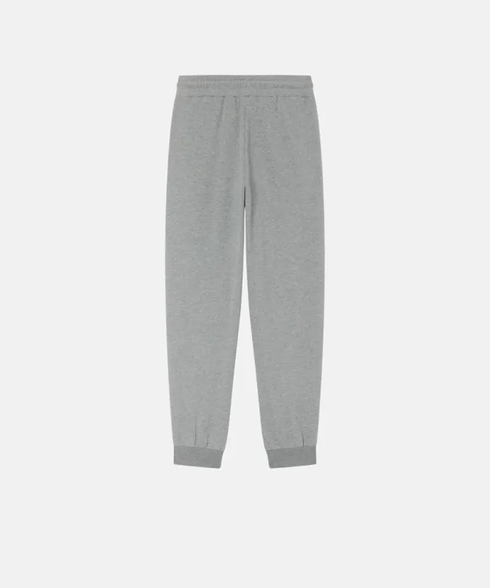 Women Trousers Pinko Sporty Joggers With Love Birds Embroidery Drizzle Grey Women Trousers Pinko Sporty Joggers With Love Birds Embroidery Drizzle Grey