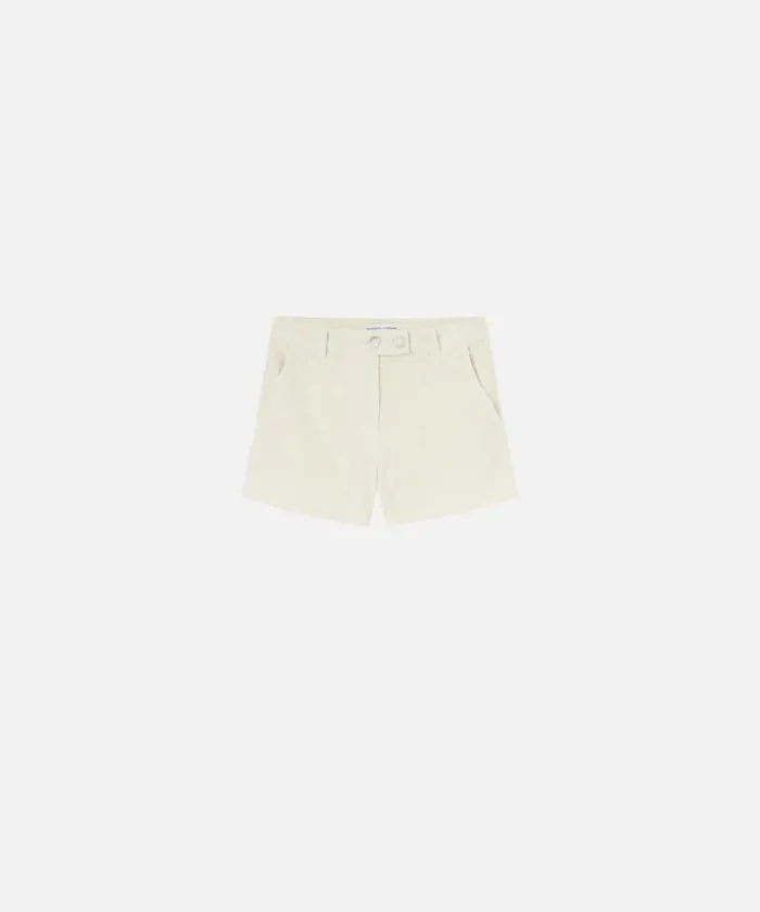 Women Trousers Pinko Velvet Milleraies Striped Shorts Milk White Women Trousers Pinko Velvet Milleraies Striped Shorts Milk White