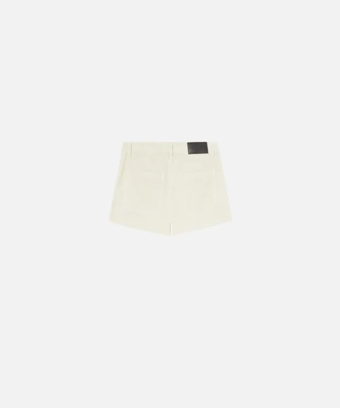 Women Trousers Pinko Velvet Milleraies Striped Shorts Milk White Women Trousers Pinko Velvet Milleraies Striped Shorts Milk White