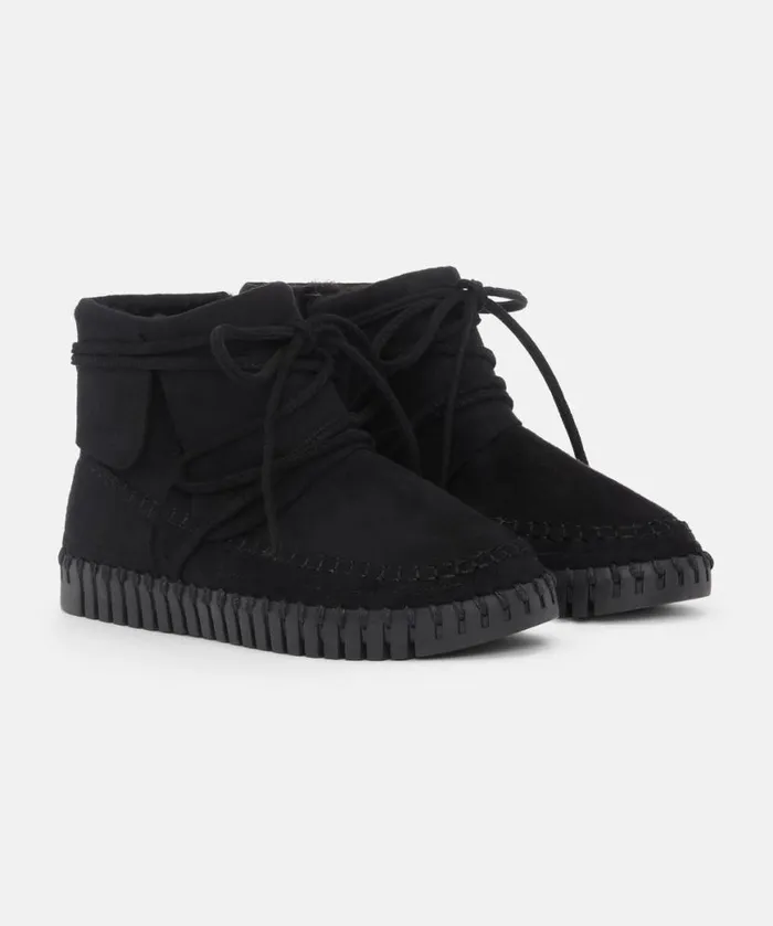 Women Tulip Flats Ilse Jacobsen Ankle Boots 8211 Black
