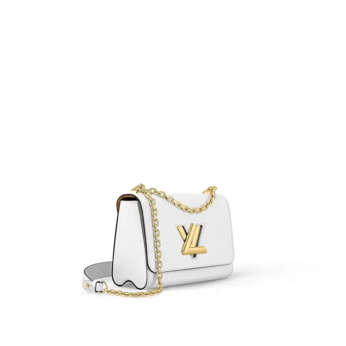 Women Twist Bag Louis Vuitton Louis Vuitton White M21111 Twist MM 8211 Louis Vuitton Handbag Store