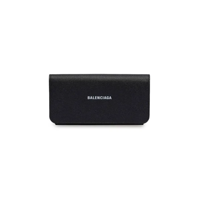 Women Wallets Balenciaga Cash Thin Money Wallet In Blackwhite