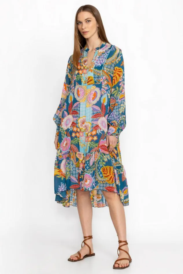 Women WILD IMANA DRESS Wildbird Johnny Was Dresses