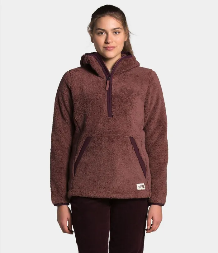 Womens CAMPSHIRE PULLOVER HOODIE 20 Marron Purpleroot Brown The North Face Fleece