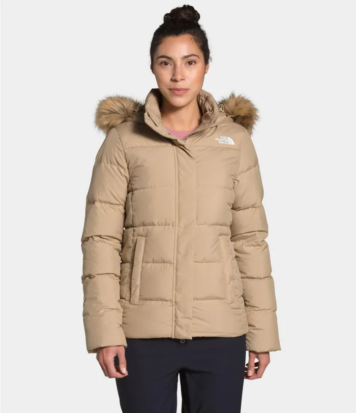 Womens Gotham Jacket Hawthorne Khaki The North Face Parkas