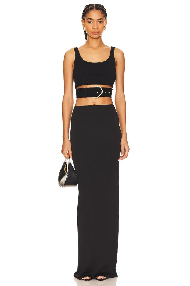 Wrena Belted Tank Black Women Lovers and Friends Tops