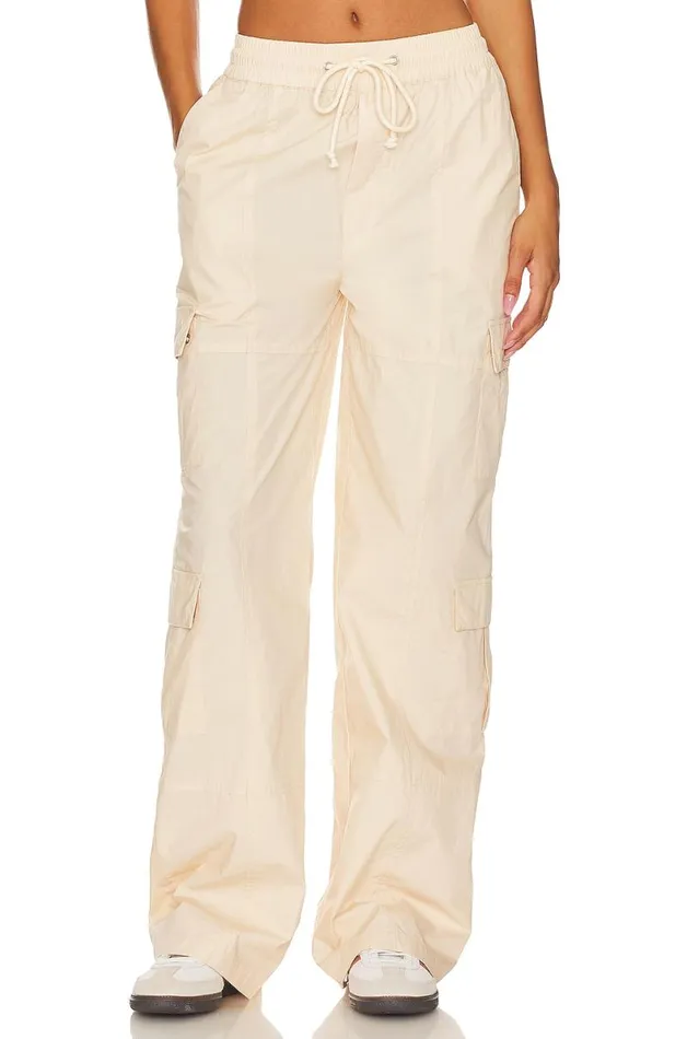 X Lindsi Lane Wren Cargo Pant Macadamia Neutral Women Lovers and Friends Pants