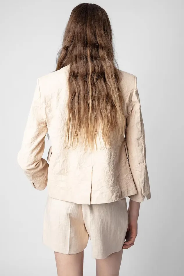 Zadig and Voltaire Jackets VERYS LHT JKT POWDER 8211 Women Zadig and Voltaire Jackets VERYS LHT JKT POWDER 8211 Women
